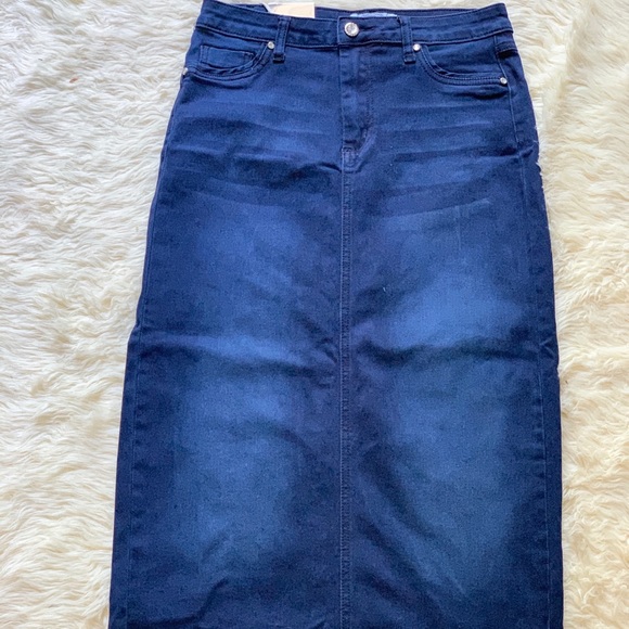 Long jean skirt - Picture 4 of 4